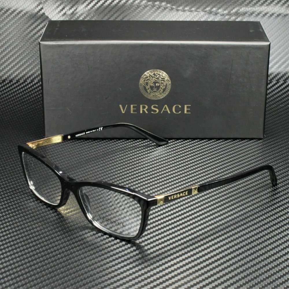 Versace Women's Black Eyeglasses New